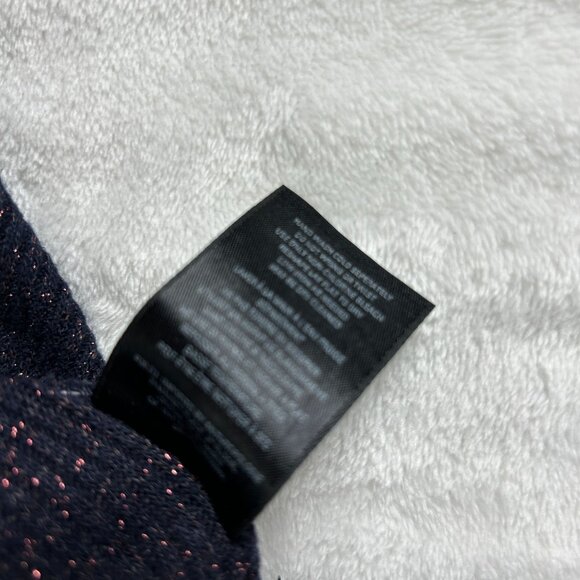 Anthropologie Postmark 9-H15 Stcl Orley Metallic Cowl Neck Ruffle Sweater XS/S - Picture 4 of 9